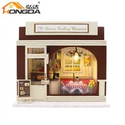 Model de casa de bricolatge fet a mà per a regal d'adults adolescents