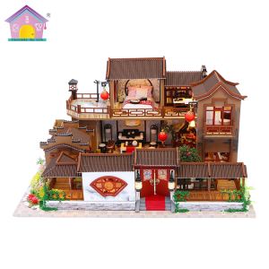 Mini casa de bricolatge de xinesa de vila