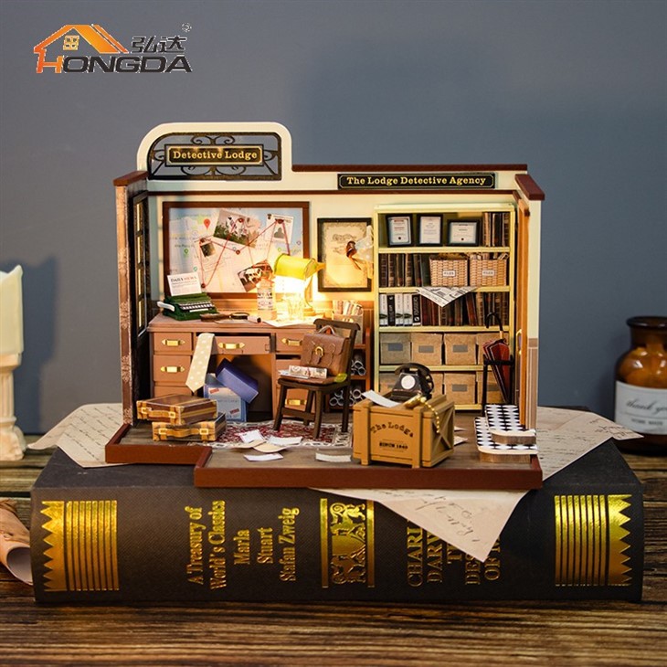 Detective Agency Theme Diy Dolls House Kit