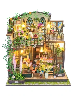 Darcy Flower Dollhouse: gaudi lent del temps al jardí