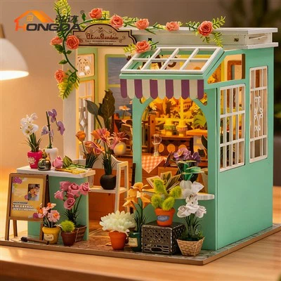 Kit de casa de nines de bricolatge temàtic del jardí